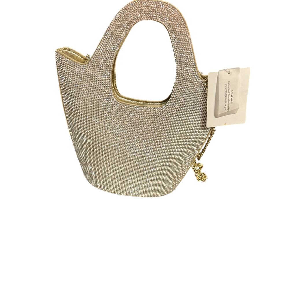 Rhinestone Bucket Bag